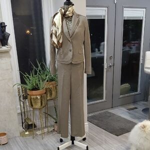 Women's Tan Pantsuit